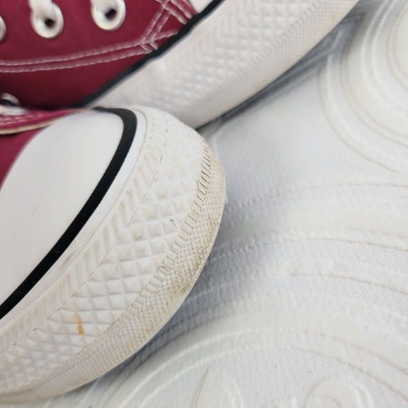 Converse Chuck Taylor All Star Sneakers Womens 8 Men 6 Red High Top Athletic - Picture 6 of 13